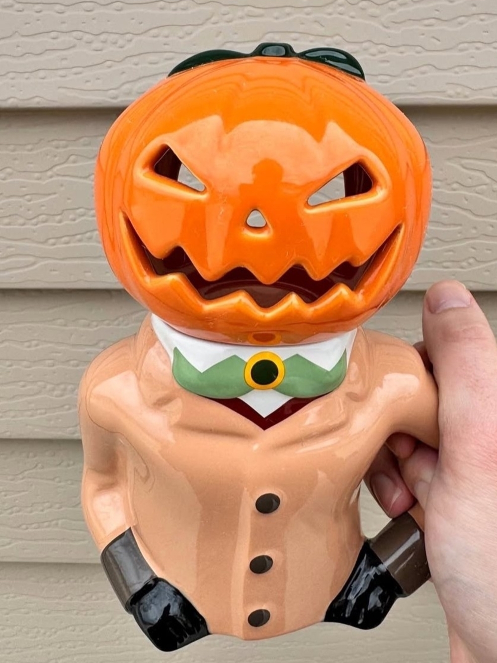 Disney Parks Halloween Headless Horseman Mug -Votive Candle Top- MINT CONDITION!